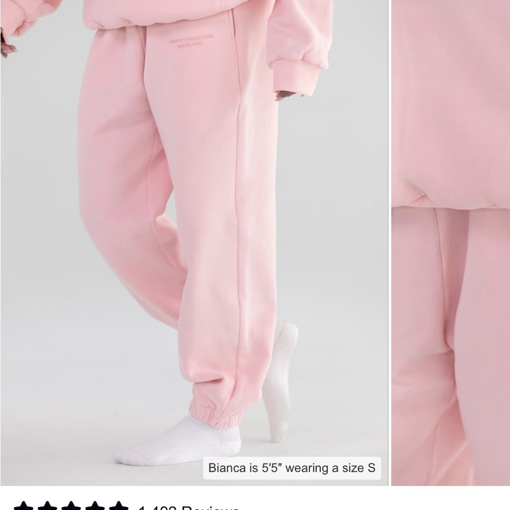 Pastel sweatpants - bubblegum